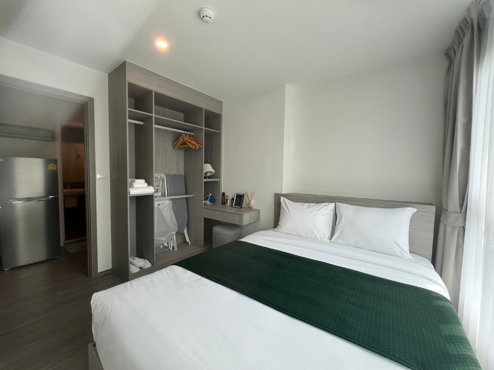 ให้เช่าคอนโดพัทยา บางแสน ชลบุรี สัตหีบ : ให้เช่าคอนโด บริกซ์ตัน แคมปัส บางแสน ติด ม.บูรพา 2 ห้องนอน 1 ห้องน้ำ 36 ตร.ม. @ บริกซ์ตัน แคมปัส บางแสน Brixton Campus Bangsaen