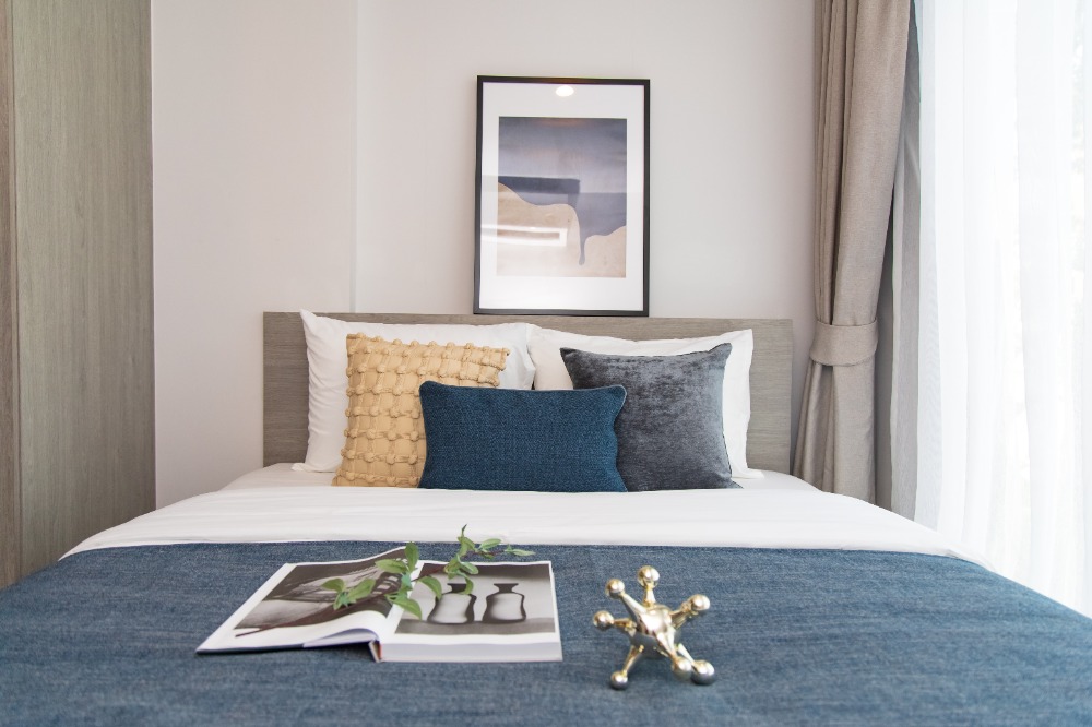 For RentCondoRayong : ⭐Condo For Rent At Brixton Rayong, New landmark of Rayong, Before reaching Map Ta Phut Industrial Estate, Less than 10 minutes from the city