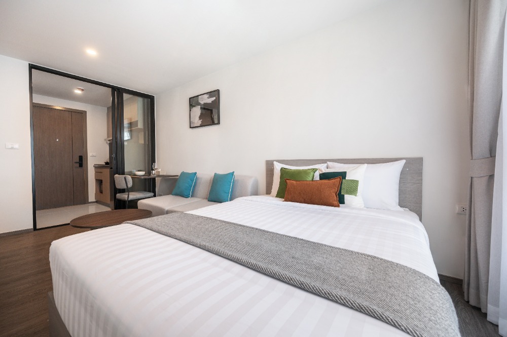 ให้เช่าคอนโดพัทยา บางแสน ชลบุรี สัตหีบ : ให้เช่าคอนโด บริกซ์ตัน แคมปัส บางแสน ติด ม.บูรพา 1 ห้องนอน 27 ตร.ม. Smart Closet @ บริกซ์ตัน แคมปัส บางแสน Brixton Campus Bangsaen