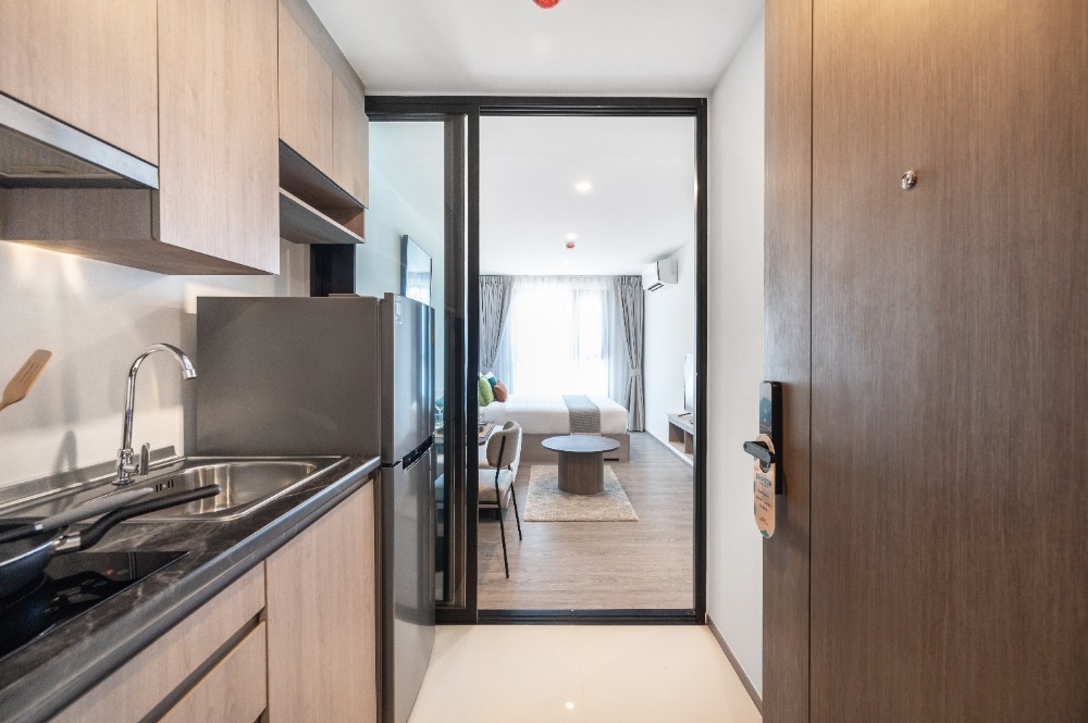 ให้เช่าคอนโดพัทยา บางแสน ชลบุรี สัตหีบ : ให้เช่าคอนโด บริกซ์ตัน แคมปัส บางแสน ติด ม.บูรพา 1 ห้องนอน 27 ตร.ม. Smart Closet @ บริกซ์ตัน แคมปัส บางแสน Brixton Campus Bangsaen