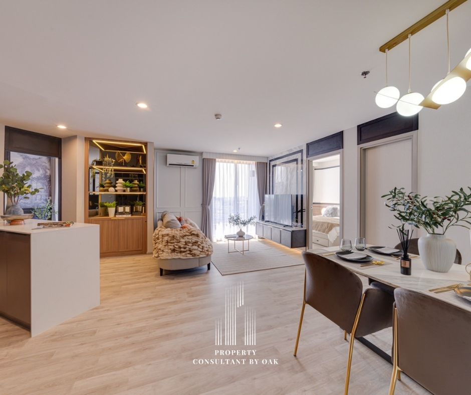 For SaleCondoBangna, Bearing, Lasalle : 3 bedroom condo, New Series, next to BTS Bangna, 250 meters, IDEO Mobi Sukhumvit East Point, 84 sq m, large balcony, very beautiful, starting at 10.99 million baht.