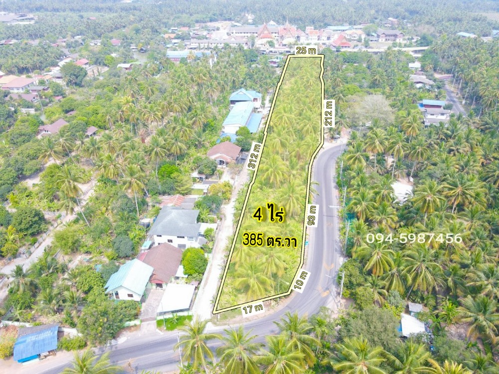 For SaleLandSamut Songkhram : Land for sale, 4 rai 385 square wah, Bang Nok Khawaek Subdistrict, Bang Khonthi District, Samut Songkhram.