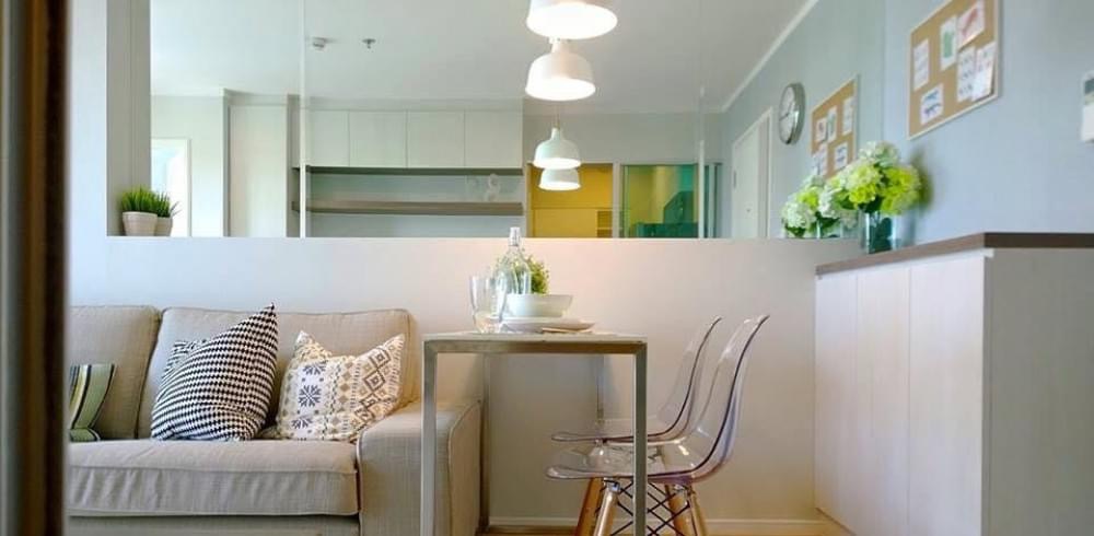 For RentCondoPattanakan, Srinakarin : Beautiful room for rent 🌈✨ Lumpini Place Srinakarin - Hua Mak Station, 23rd floor, Building A, size 32.5 sq m, ready to move in 🔥, near Airport Link Hua Mak