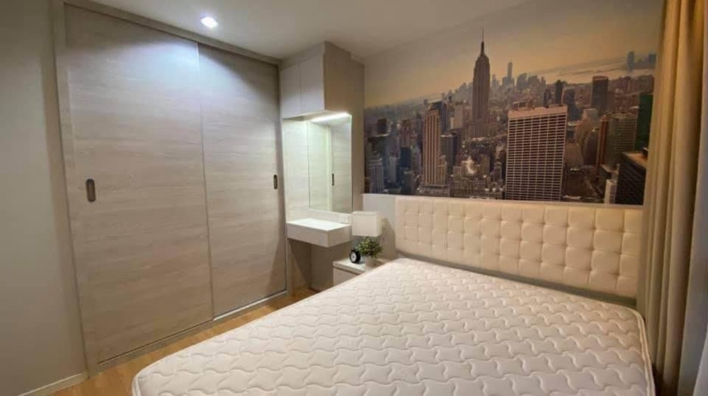 For RentCondoPattanakan, Srinakarin : Beautiful room for rent 🌈✨ Lumpini Place Srinakarin - Hua Mak Station, 23rd floor, Building A, size 32.5 sq m, ready to move in 🔥, near Airport Link Hua Mak