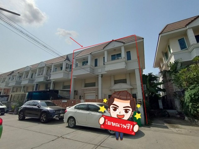For SaleTownhomeNonthaburi, Bang Yai, Bangbuathong : Townhouse for sale, 3 floors, Widapa Park Village, Ban Kluai-Sai Noi, ready to move in
