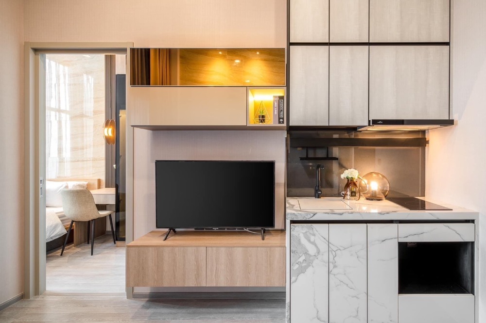 For RentCondoOnnut, Udomsuk : For rent✨The Line 101✨ beautifully decorated, fully furnished with furniture and electrical appliances, near BTS Punnawithi.