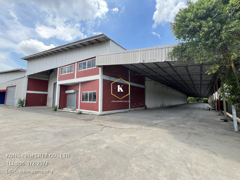 For RentWarehouseNonthaburi, Bang Yai, Bangbuathong : Warehouse for rent, next to the main road, Bang Bua Thong, Nonthaburi, size 1,737-2,160 sq m.