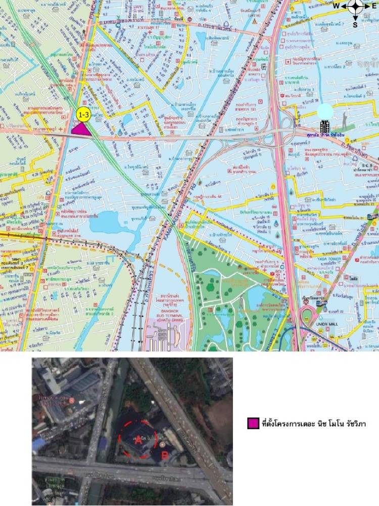 For SaleCondoKasetsart, Ratchayothin : The Niche Mono Ratchavipha Chatuchak, 6th floor, Building A, 34.36 sq m.