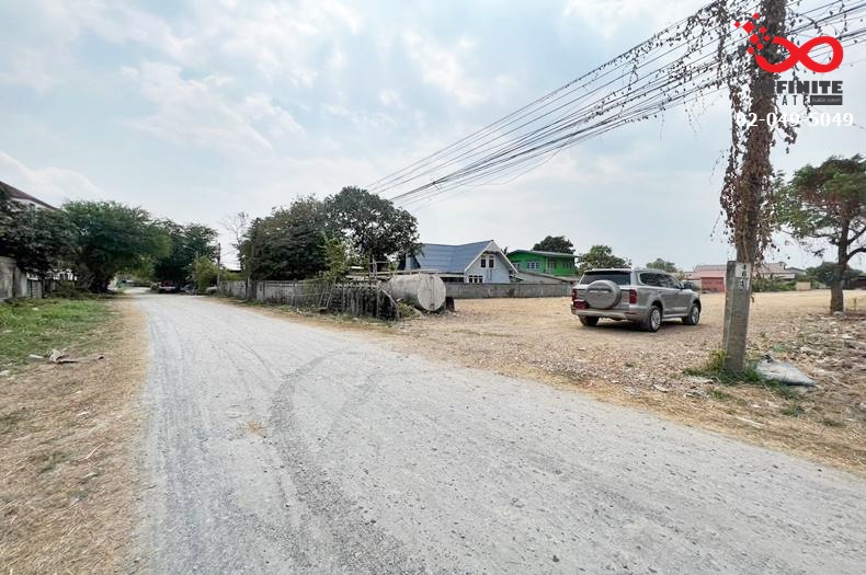 For SaleLandMin Buri, Romklao : Empty land for sale, 1 rai, 269 square meters, Rat Phatthana Road. Soi Rat Phatthana 4