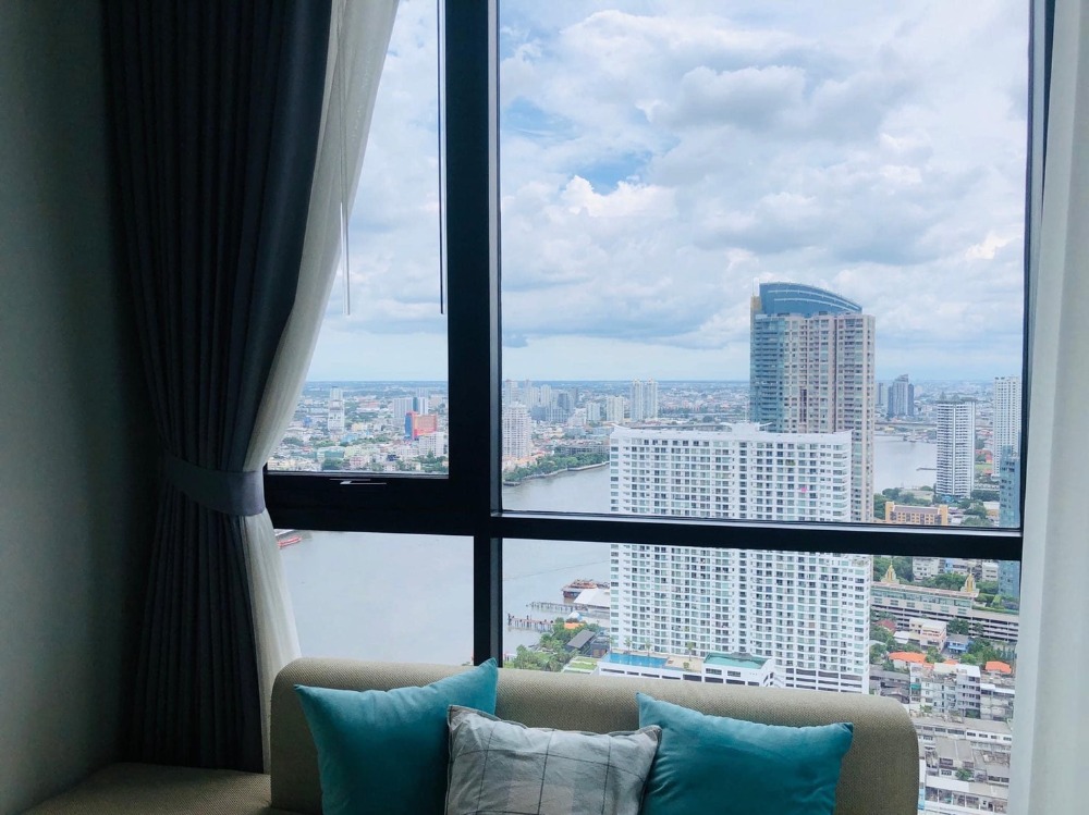 For RentCondoWongwianyai, Charoennakor : For rent 📣Chapter Charoennakhon - Riverside📣 Furniture, complete electrical appliances, near BTS Krung Thonburi.