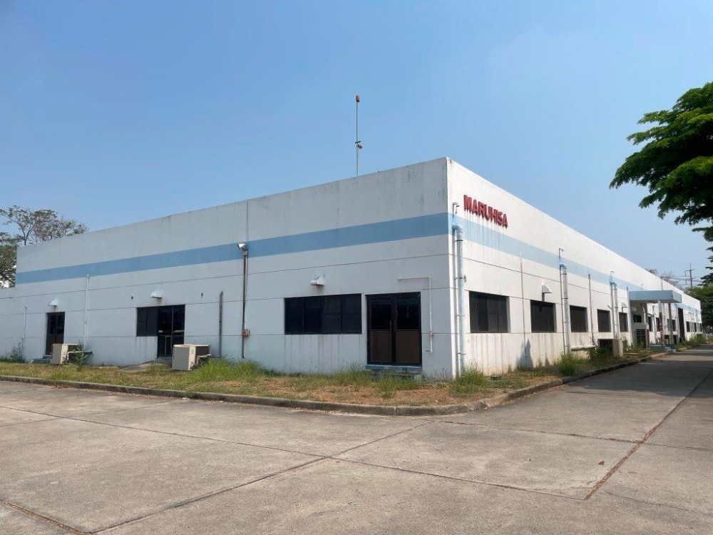 ให้เช่าโรงงานอยุธยา : โรงงาน สำนักงานและ โกดัง พื้นที่ประมาณ 2,429ตรม. ให้เช่า ในสวนอุตสาหกรรมโรจนะ อยุธยา โซน A