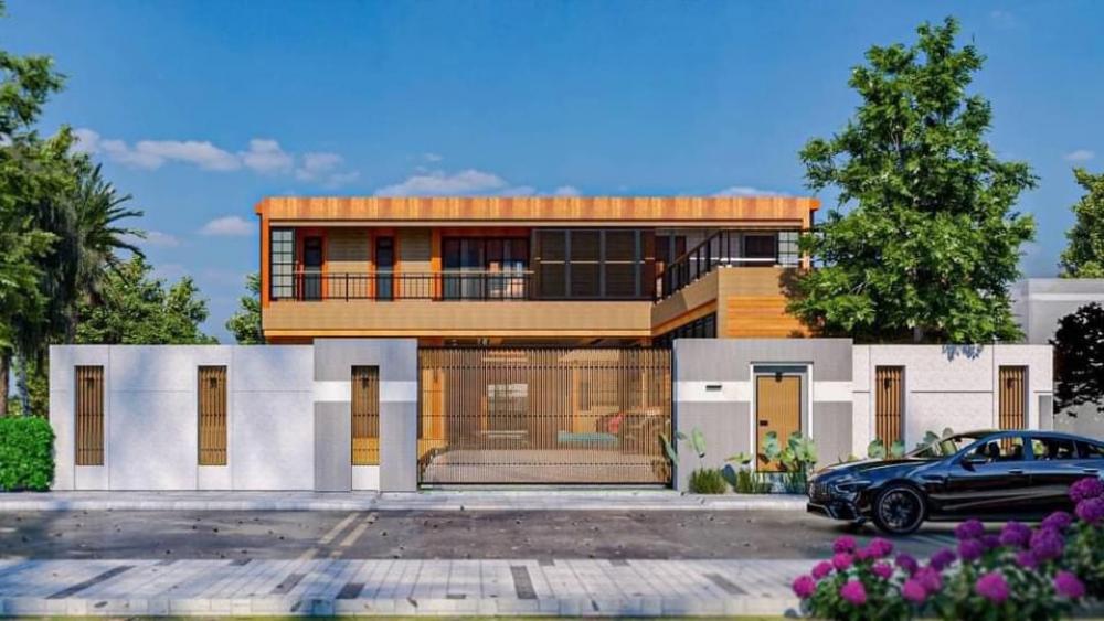 For SaleHouseSapankwai,Jatujak : 📢👇Inthamara house for sale with swimming pool and elevator, consisting of golden teak throughout, solar cell installed, convenient travel on many routes, both Phahon Yothin and Vibhavadi.