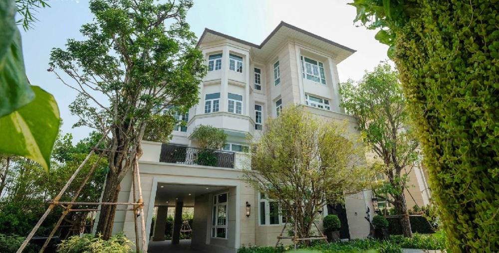 ขายบ้านเลียบทางด่วนรามอินทรา : 🔥คฤหาสน์หรู เลียบด่วนเอกมัยรามอินทรา 180 ล้าน