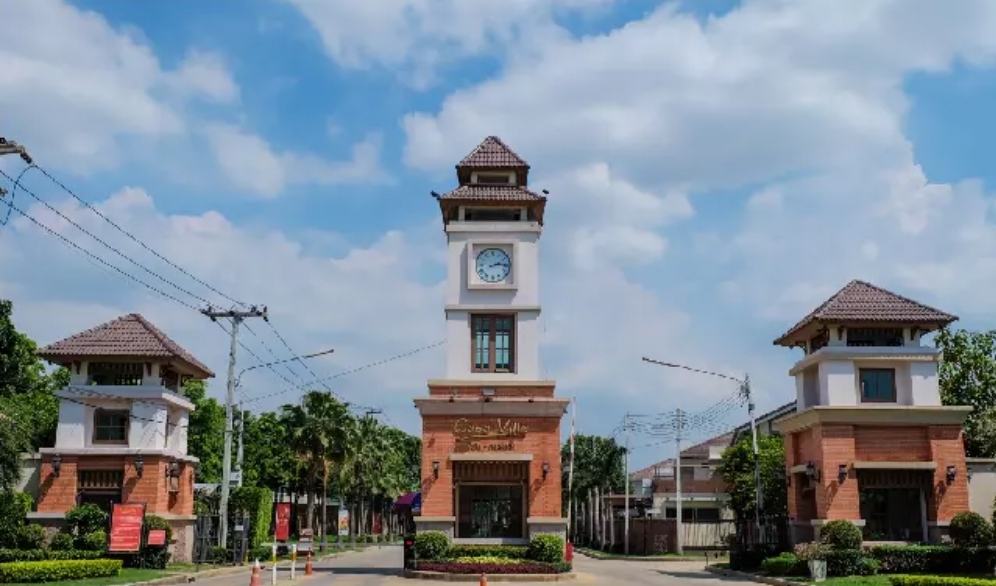 For SaleHousePathum Thani,Rangsit, Thammasat : Single house for sale, Casa Ville Rangsit-Khlong Song, area 56.6 sq m, usable area 128 sq m, 3 bedrooms, 3 bathrooms, parking for 2 cars, price 5.5 million baht.