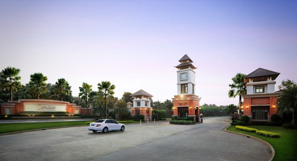 For SaleHousePathum Thani,Rangsit, Thammasat : Single house for sale, Casa Ville Rangsit-Khlong Song, area 56.6 sq m, usable area 128 sq m, 3 bedrooms, 3 bathrooms, parking for 2 cars, price 5.5 million baht.