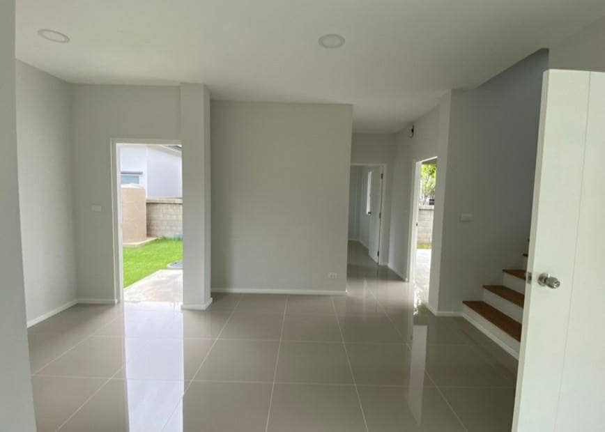 For SaleHousePathum Thani,Rangsit, Thammasat : Single house for sale, Casa Ville Rangsit-Khlong Song, area 56.6 sq m, usable area 128 sq m, 3 bedrooms, 3 bathrooms, parking for 2 cars, price 5.5 million baht.