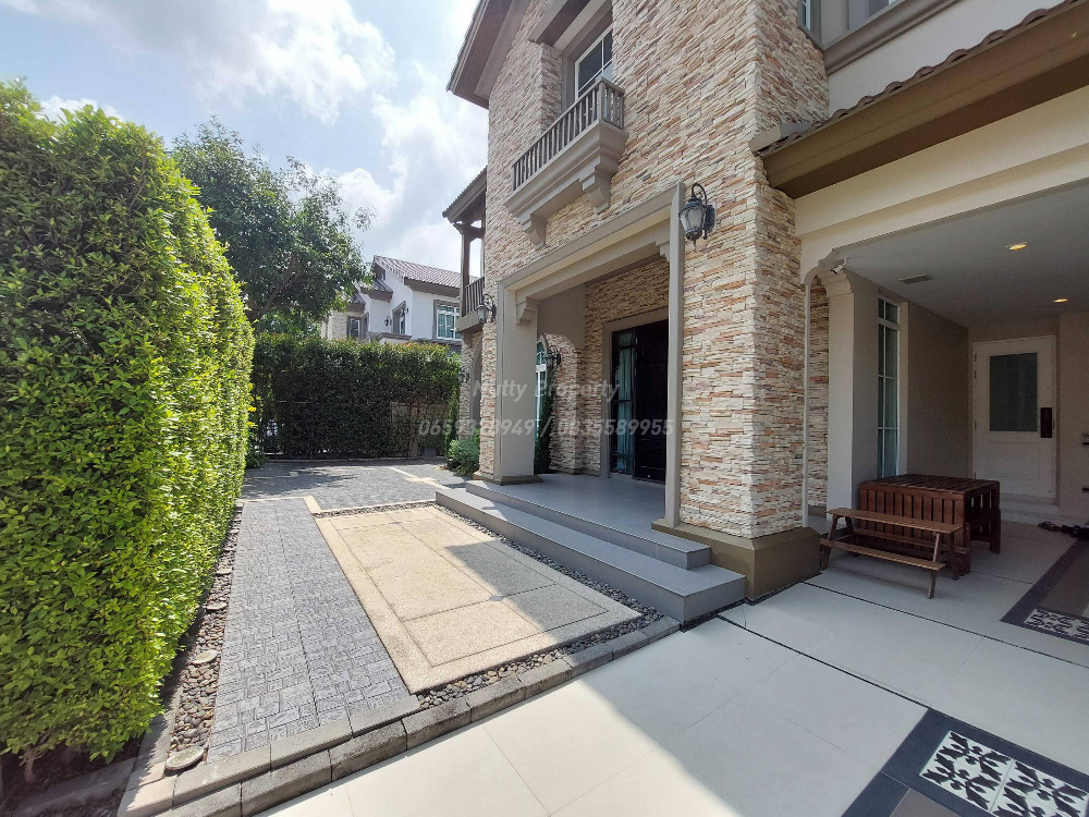 ขายบ้านบางนา แบริ่ง ลาซาล : โครงการนันทวัน บางนา กม.7 ตกแต่งสุดหรู เฟอร์นิเจอร์ครบ พร้อมเข้าอยู่