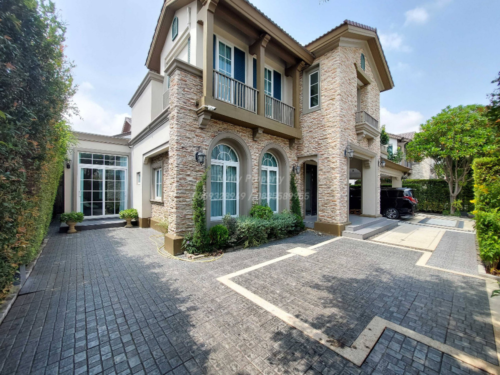 ขายบ้านบางนา แบริ่ง ลาซาล : โครงการนันทวัน บางนา กม.7 ตกแต่งสุดหรู เฟอร์นิเจอร์ครบ พร้อมเข้าอยู่