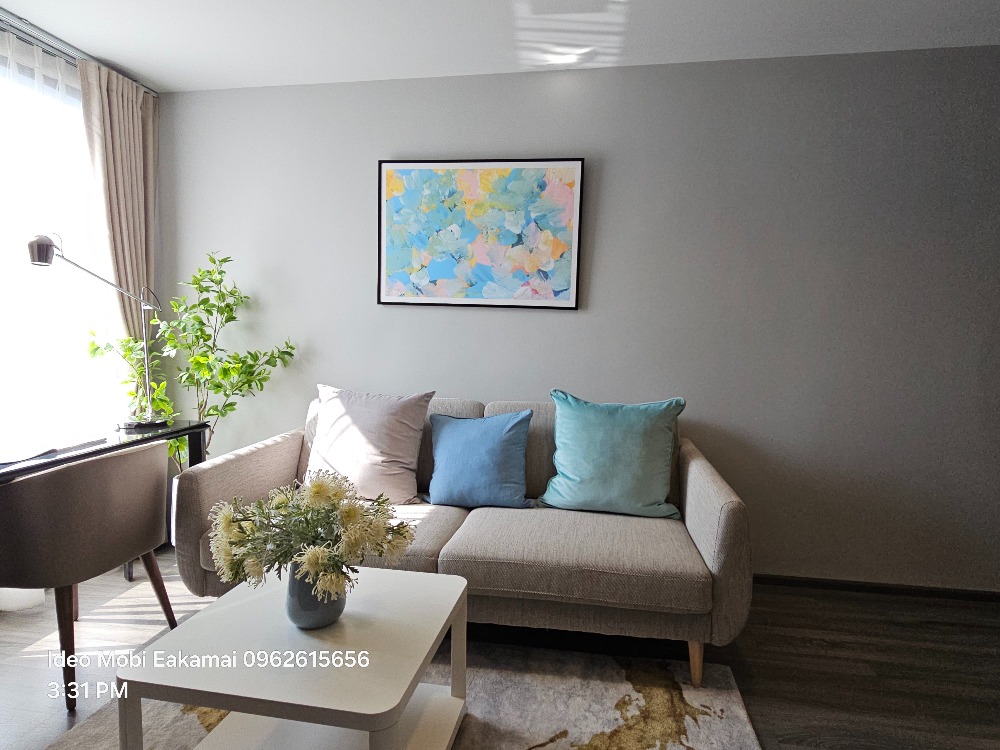 For RentCondoSukhumvit, Asoke, Thonglor : Ideo Mobi Sukhumbit 40 for RENT 1 bed 1 bath 35 Sq,m Rental price 23,000 Baht call Nong 096-2615656 Ready to touring everyday  ไอดีโอ้ โมบิ สุขุมวิท 40 1นอน 1น้ำ พื้นที่ 35 ตรม ให้เช่า 23,000 บาท  สนใจโทร น้อง 096-261565