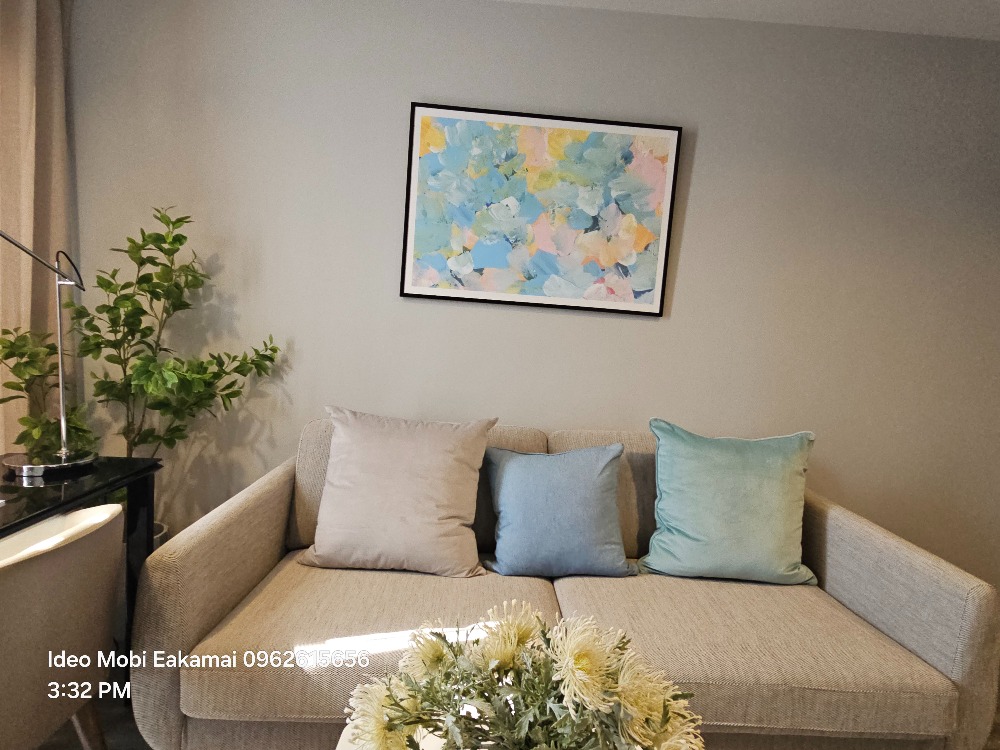 For RentCondoSukhumvit, Asoke, Thonglor : Ideo Mobi Sukhumbit 40 for RENT 1 bed 1 bath 35 Sq,m Rental price 23,000 Baht call Nong 096-2615656 Ready to touring everyday  ไอดีโอ้ โมบิ สุขุมวิท 40 1นอน 1น้ำ พื้นที่ 35 ตรม ให้เช่า 23,000 บาท  สนใจโทร น้อง 096-261565