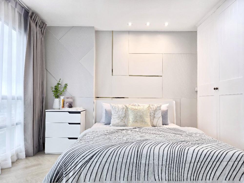 For SaleCondoRatchadapisek, Huaikwang, Suttisan : 《Best value》😆😆Life is comfortable here, U Delight @ Huai Khwang, big room, open view. Divide the room into extreme proportions.