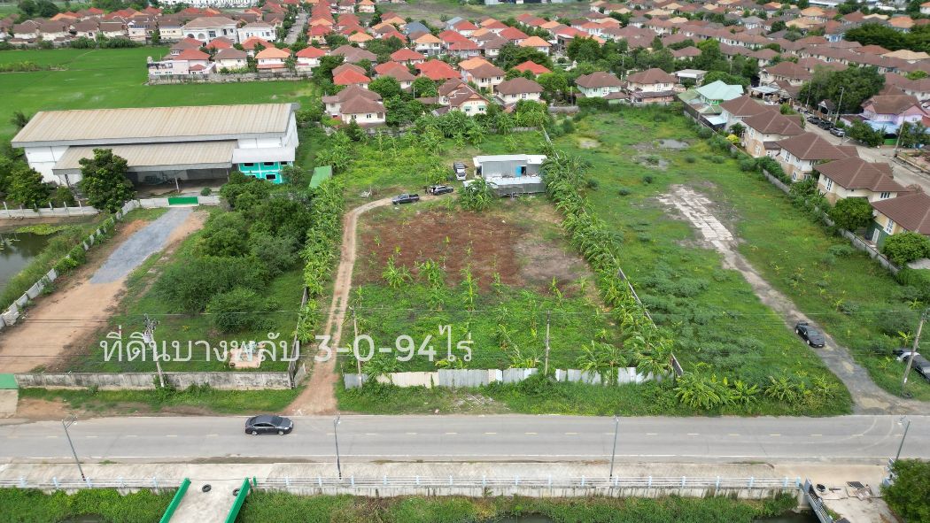 For SaleLandNonthaburi, Bang Yai, Bangbuathong : Land for sale, already filled, beautiful plot shape, Bang Plap land, 3 rai 94 sq m, orange plan, suitable for projects, good location