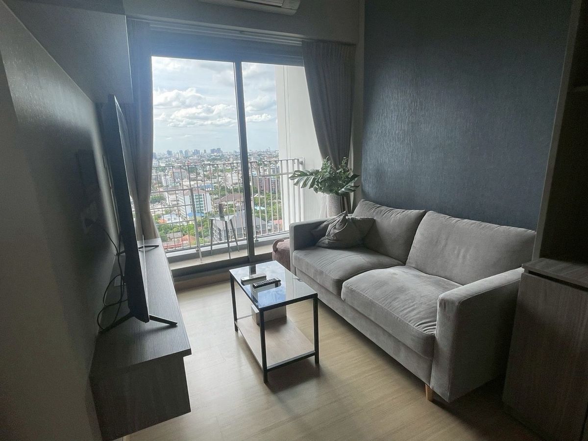 ให้เช่าคอนโดอ่อนนุช อุดมสุข : WHIZDOM CONNECT 101 🚨ให้เช่าพร้อมอยู่ 1Bedroom 30sq.m ชั้น19 วิวสวย 