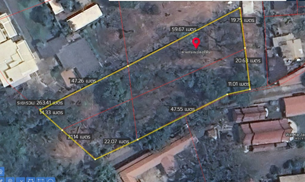 For SaleLandChiang Mai : Beautiful land for sale next to the Ping River, Chiang Mai.