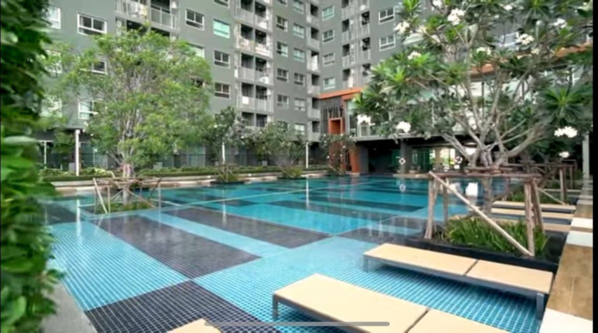 ขายคอนโดสมุทรปราการ สำโรง : (Clear view of River) Condo 30 metr. from BTS, SE direction,1bed room type