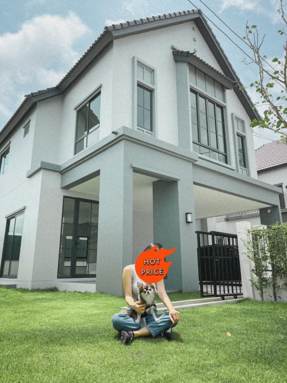 For RentHouseRathburana, Suksawat : For sale 6.99M/For urgent rent‼️Ready to move in Suk Sawat-Pracha Uthit 90, house with solar cells, end house, lots of space