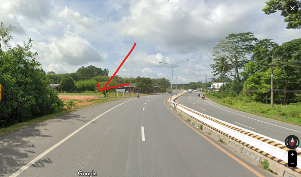 For SaleLandNakhon Si Thammarat : Land for sale next to Thung Song-Bang Khan Road, Kuan Krot Subdistrict, Thung Song District, Nakhon Si Thammarat Province.