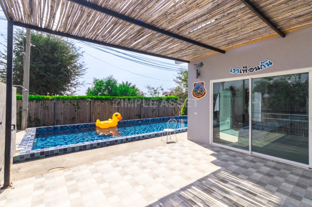 ให้เช่าชะอำ เพชรบุรี : Line@zimple_asset ที่พักใหม่ริมน้ำสไตล์รีสอร์ท พร้อมสระว่ายน้ำ ปึกเตียน เพชรบุรี ห่างจากทะเล(หาดเพชร)เพียง 2 กิโลเมตร!