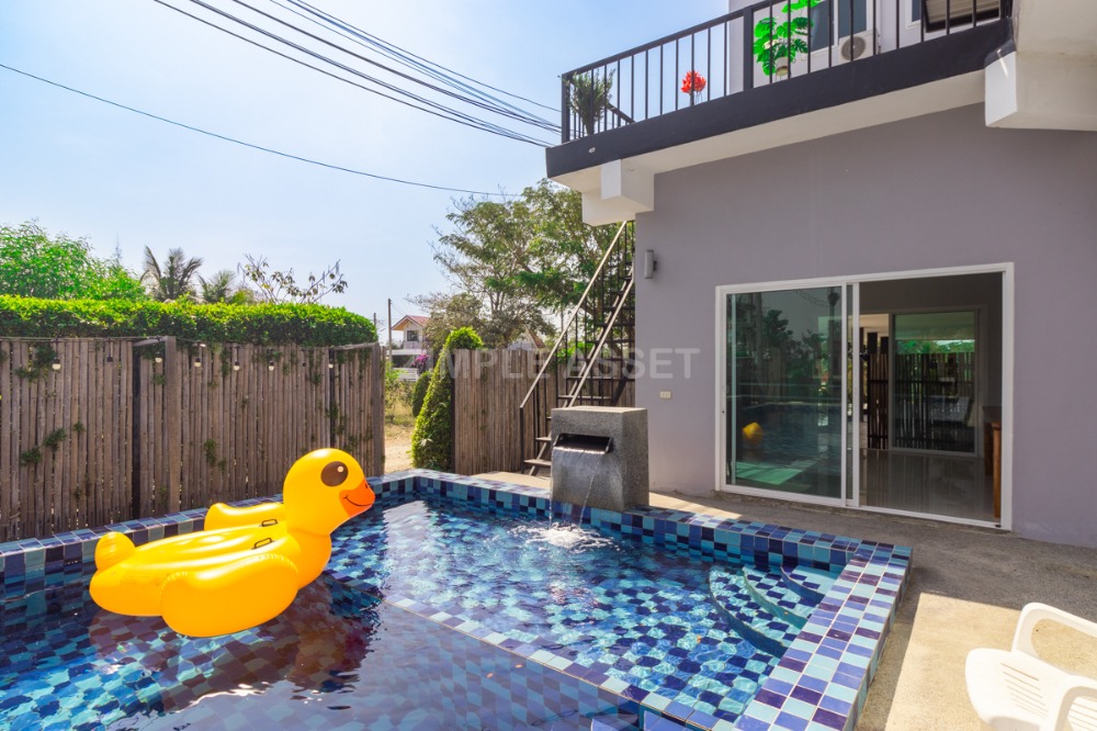 ให้เช่าชะอำ เพชรบุรี : Line@zimple_asset ที่พักใหม่ริมน้ำสไตล์รีสอร์ท พร้อมสระว่ายน้ำ ปึกเตียน เพชรบุรี ห่างจากทะเล(หาดเพชร)เพียง 2 กิโลเมตร!