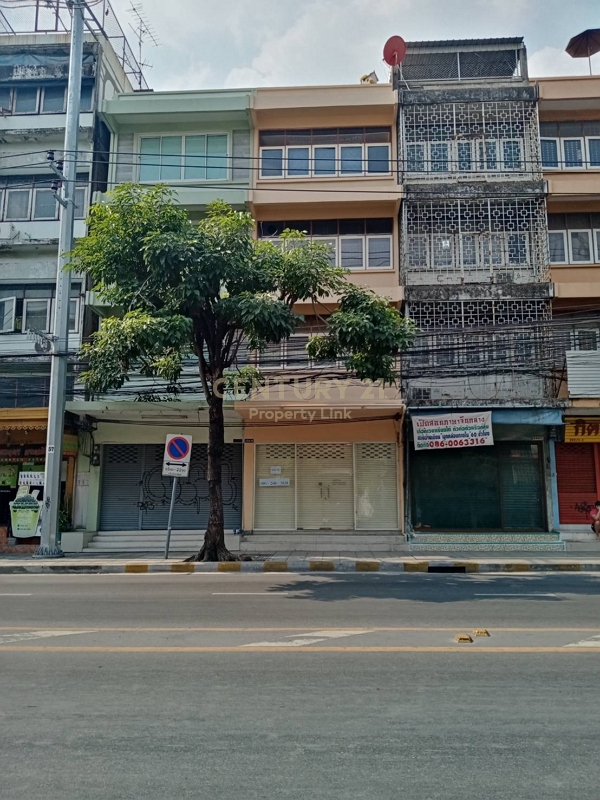 For SaleShop HouseOnnut, Udomsuk : For rent and sale, 4-story commercial building, size 19 sq m. 256 sq m/48-CB-67001