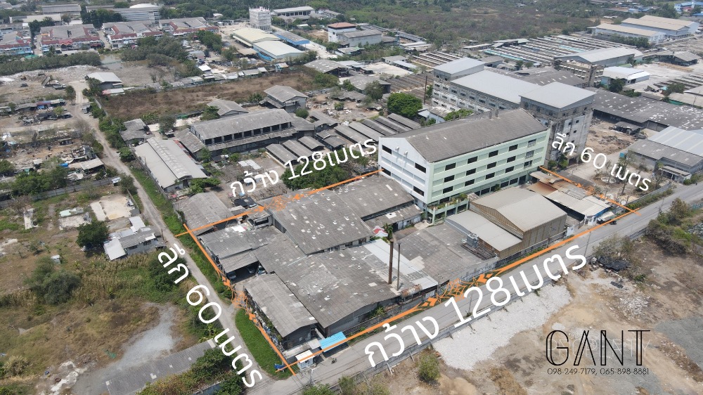 For SaleFactorySamut Prakan,Samrong : 工厂出售，随时可用，有工厂证书 4，区域 4-3-28 rai，阿马拉海滩附近，在房子的尽头，Soi Thetsaban Bang Pu 18/1。