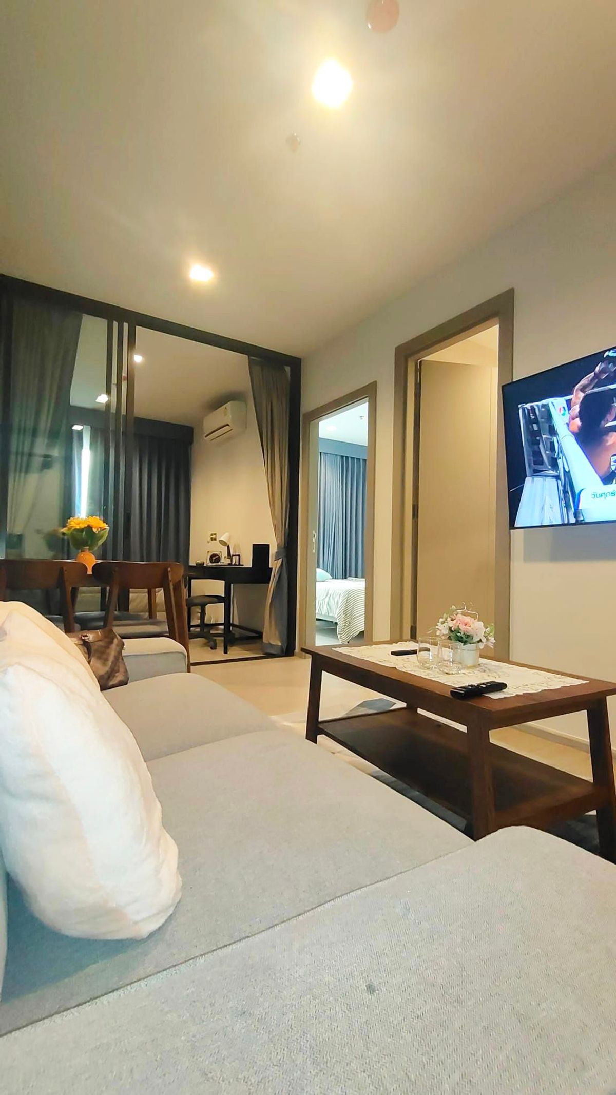 For RentCondoRama9, Petchburi, RCA : Life Asoke Rama 9 2 Bedroom Condo Rama 9 for Rent イフ アソーク ラマナイン near MRT Rama 9 Bangkok