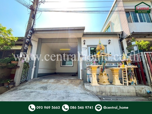 For SaleTownhomeNonthaburi, Bang Yai, Bangbuathong : One-story townhouse Soi Thansamrit - Tiwanon 38