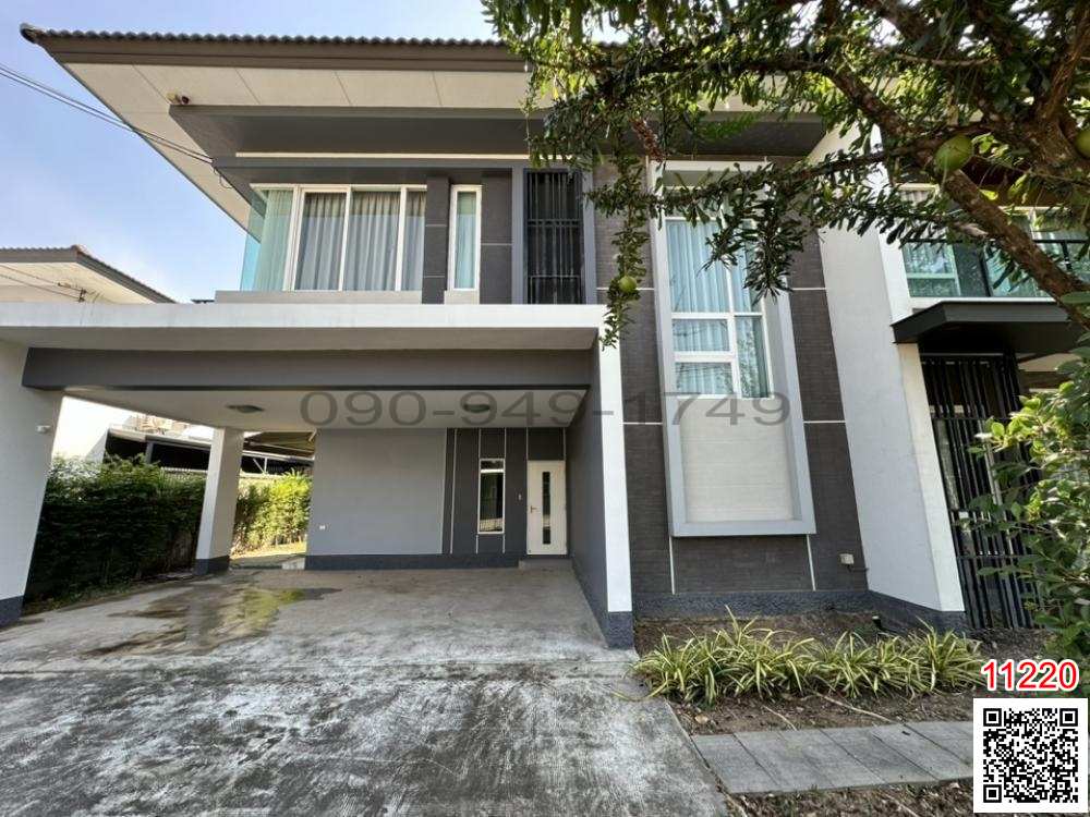 For RentHouseNawamin, Ramindra : For rent, 2-story detached house, Wararom Village, Premium, Watcharapol - Chatuchot, corner house, next to the garden, pets allowed, next to the expressway.