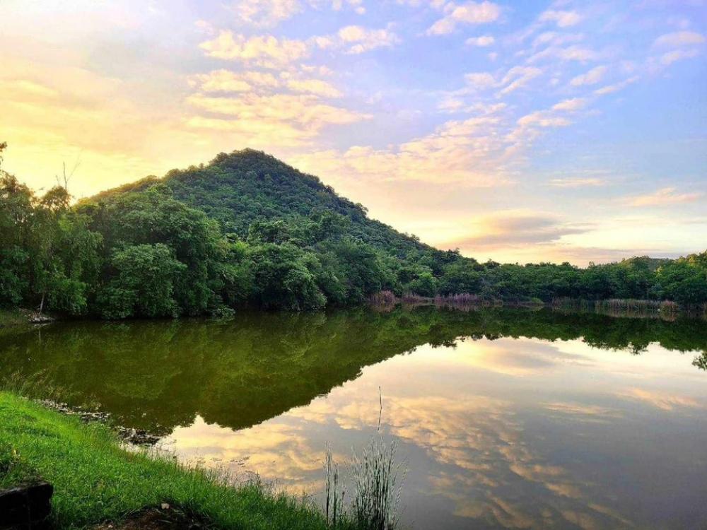 ขายที่ดินราชบุรี : ขาย ที่ดิน ราชบุรี วิวเขา มีบึงน้ำใหญ่ เป็นส่วนตัว มีทางเข้าหลัก 2 ทาง จากถนนเพชรเกษม เพียง 3 นาทีขนาด 27 ไร่ 2 งาน 35 ตร.ว