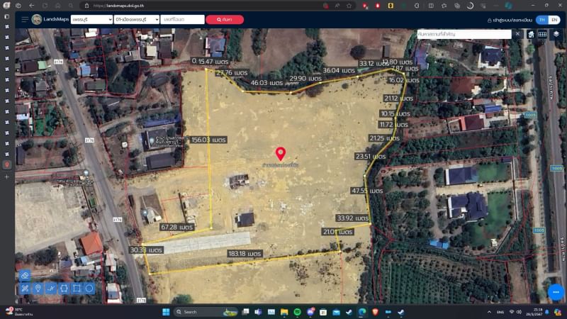 ขายที่ดินชะอำ เพชรบุรี : ขายที่ดิน 18 ไร่ 52 ตารางวา ติดทางหลวงแผ่นดินสายเพชรบุรี-บ้านแหลมฝั่งตะวันออก เป็นที่ดินถมเรียบร้อยแล้ว อำเภอเมืองเพชรบุรี ตำบลหนองโสน จังหวัดเพชรบุรี