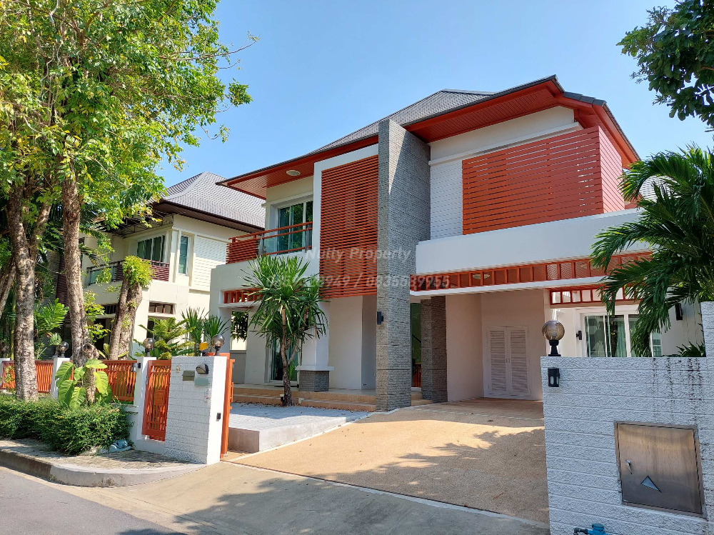 For SaleHouseBangna, Bearing, Lasalle : Blue Lagoon 1, detached house, Bangna zone. Shady project, very well maintained, 76 square wah, 250 square meters.