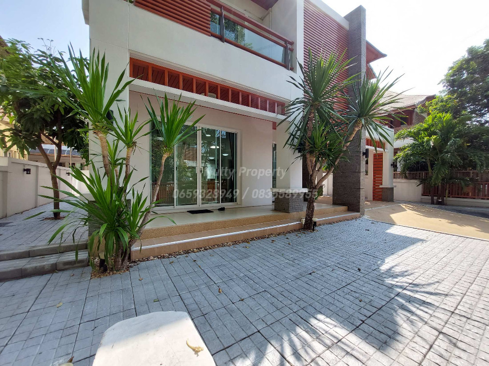 For SaleHouseBangna, Bearing, Lasalle : Blue Lagoon 1, detached house, Bangna zone. Shady project, very well maintained, 76 square wah, 250 square meters.