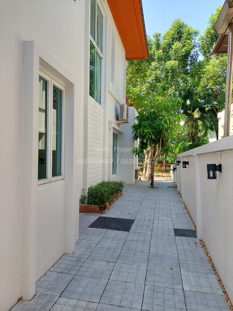 For SaleHouseBangna, Bearing, Lasalle : Blue Lagoon 1, detached house, Bangna zone. Shady project, very well maintained, 76 square wah, 250 square meters.