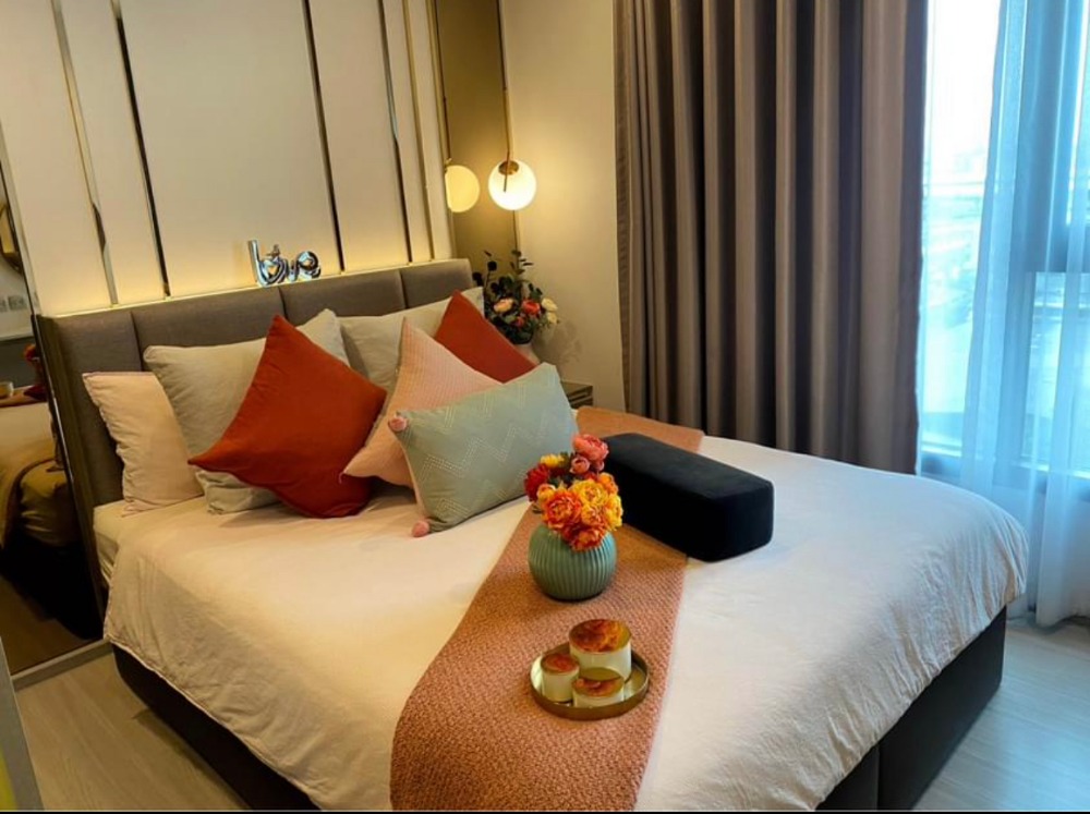 For RentCondoOnnut, Udomsuk : For rent: Life S62 1Bedroom, beautifully renovated, near BTS Bang Chak and the expressway, convenient travel, complete central area, fully furnished, ready to move in.