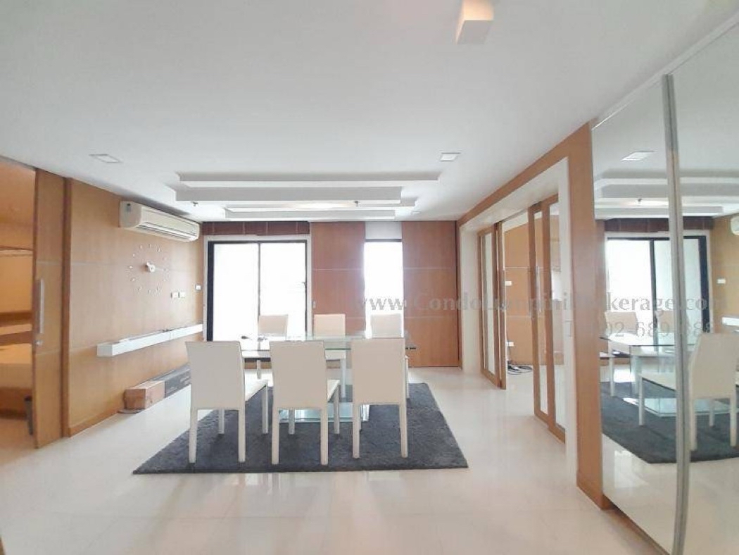 For RentCondoRama3 (Riverside),Satupadit : Condo for rent Lumpini Place Narathiwas Chaopraya 135 sq m.