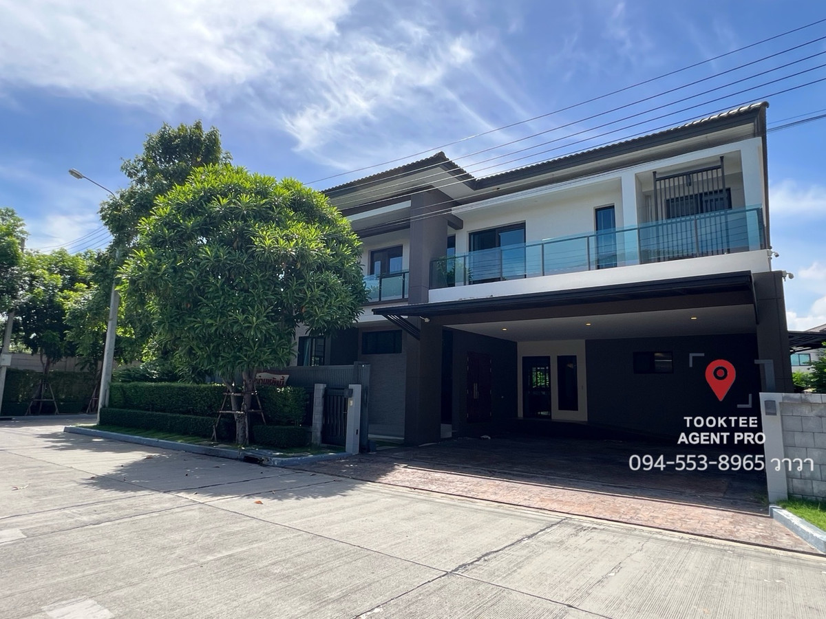 ขายบ้านบางนา แบริ่ง ลาซาล : บ้านเดี่ยวหรู หลังมุม เป็นส่วนตัว ใกล้เมกาบางนา  