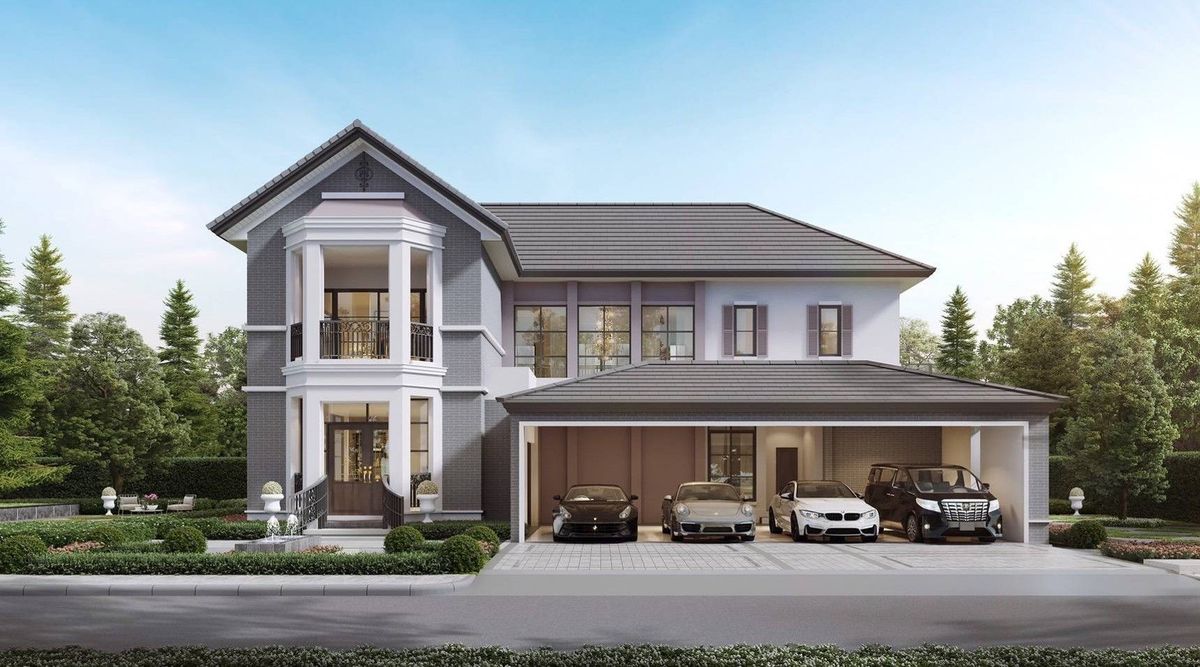 ให้เช่าบ้านลาดกระบัง สุวรรณภูมิ : ✨ให้เช่า Luxury Pool Villa Perfect masterpiece กรุงเทพกรีฑา 4 ห้องนอน บ้านใหม่พร้อมเฟอร์นิเจอร์