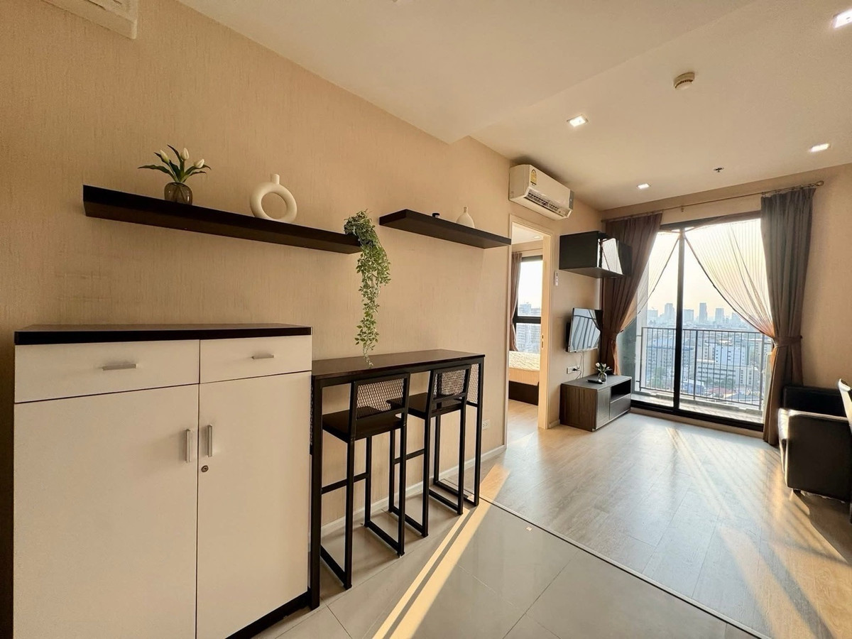 For RentCondoRatchadapisek, Huaikwang, Suttisan : 🔥For rent, beautiful room, high floor, Quinn Ratchada 17