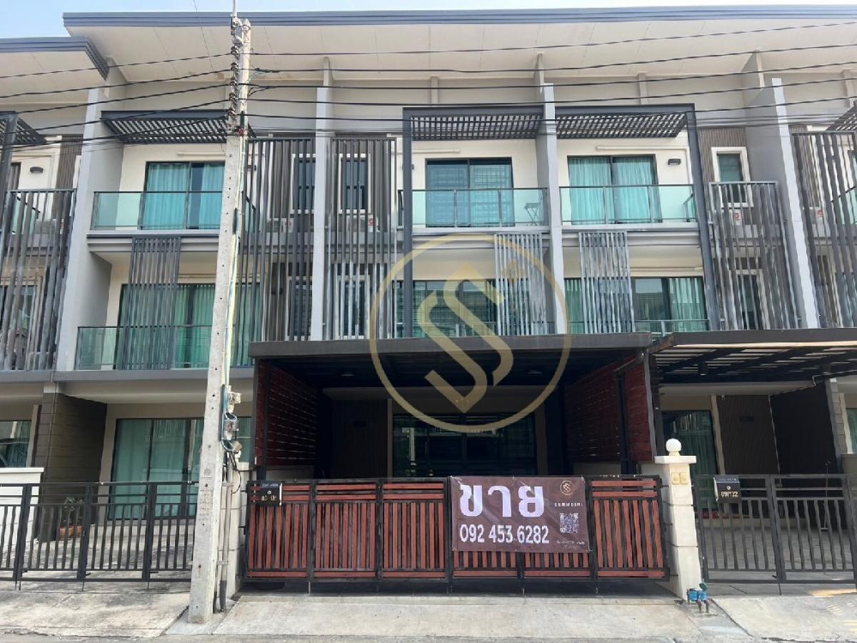 ขายทาวน์โฮมนนทบุรี บางใหญ่ บางบัวทอง : ขายด่วน ! บ้านทาวน์โฮม 3 ชั้น สภาพใหม่ต่อเติมครบพร้อมเข้าอยู่  ทำเลดี ราคาถูกดีที่สุด โซนนนทบุรี“ใกล้ห้างเซ็นทรัลเวสเกต” ใกล้ทางด่วนไปกาญจนบุรี เพียง1ชม.