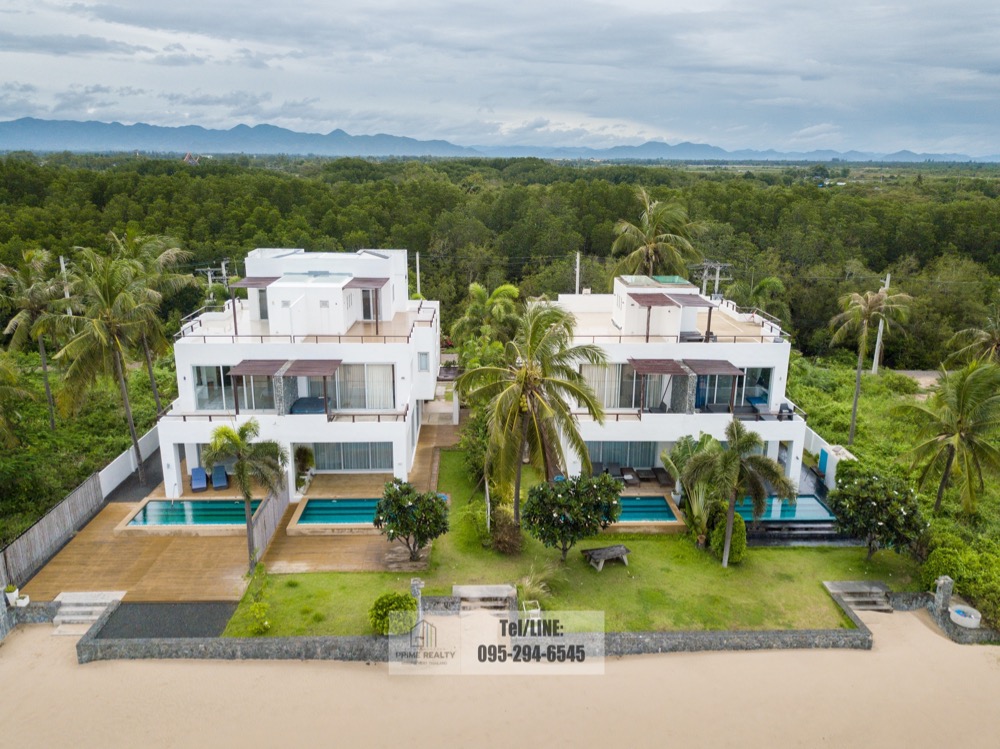 ขายบ้านหัวหิน ประจวบคีรีขันธ์ : ขายบ้านติดทะเลกุยบุรี สไตล์โมเดิร์น